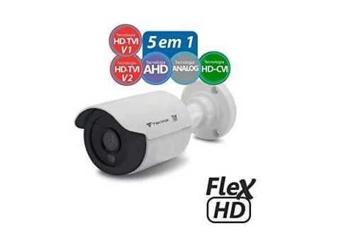 Câmera Bullet Flex HD CB128P, Tecvoz, Branco