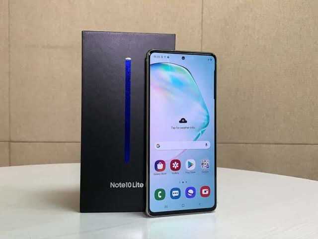 Celular Samsung Galaxy Note 10 Lite 128gb 6gb 6.7