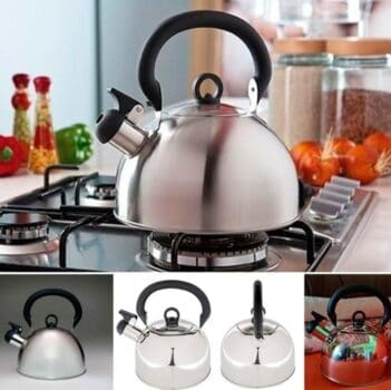 Chaleira Aço Inox Delizie, Mor, 2.5L
