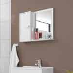 Espelheira Para Banheiro Móveis Bechara Gênova Branca