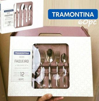 Faqueiro Inox 60pc Búzios