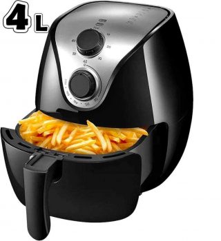Fritadeira Elétrica Air Fry Gourmet, 110 V, 4 Litros, Preta, Multilaser