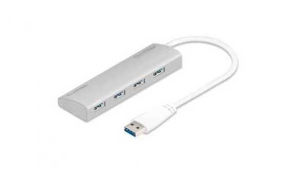 Hub USB Comtac, 4 Portas USB 3.0, Alumínio - 9305