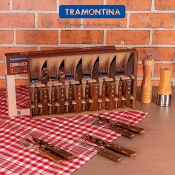 Jogo de Churrasco Inox 12 Peças Jumbo - Tramontina