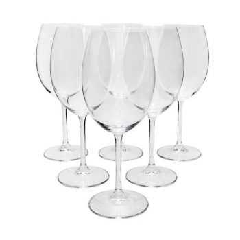 Jogo De Taça De Vinho Bordeaux Gastro 580 Ml 6 Peças - Bohemia