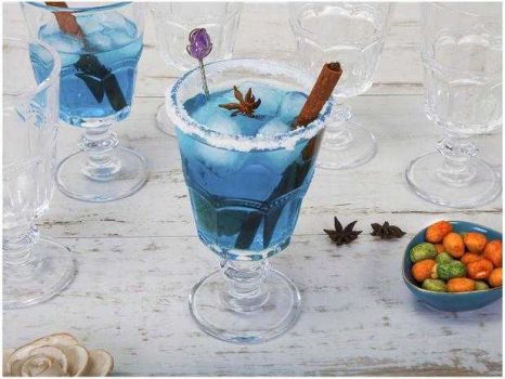 Jogo de Taças de Vidro 6 Peças 260ml Casambiente - Rendinha