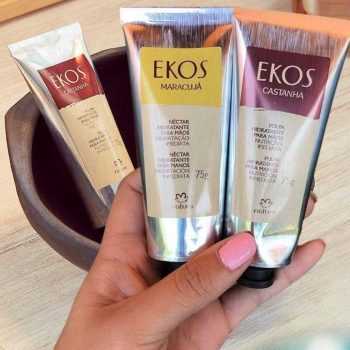 Kit 4 Polpas Hidratante para Mãos Maracujá Ekos, Castanha ou Açaí - 75g