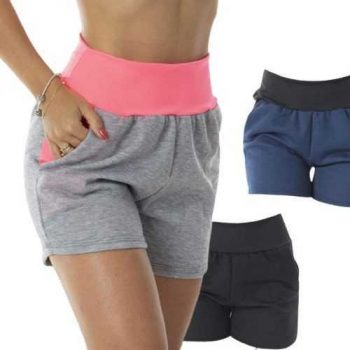 Kit com 3 Shorts de Moletim Click Feminino