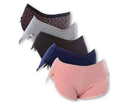 Kit com 5 Shortinhos Bombom Algodão Penteado