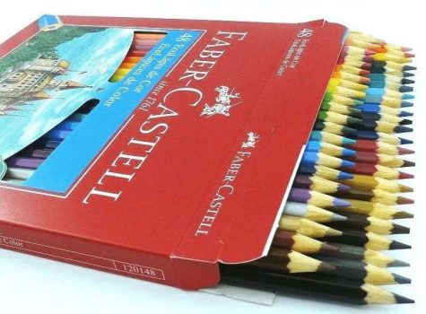 Lápis de Cor Sextavado, Faber-Castell, Ecolápis, 120148G, 48 Cores