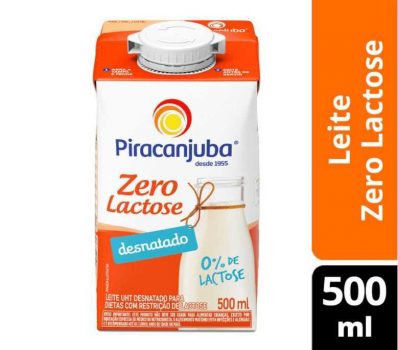 Leite Desnatado Zero Lactose Piracanjuba 500ml