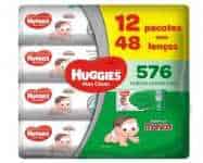 Lenços Umedecidos Huggies Max Clean, Pacote de 576 Toalhas, 12 Pacotes, Huggies