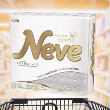 Neve Papel Higiênico, Premium Comfort, 18 Rolos