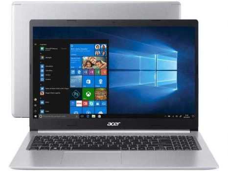 Notebook Acer Aspire 5 A515-54-587L Intel Core i5 - Quad-Core 8GB 256GB SSD 15,6” Windows 10