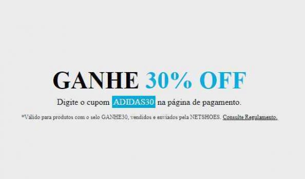 Produtos com até 50% + 30% de desconto do cupom