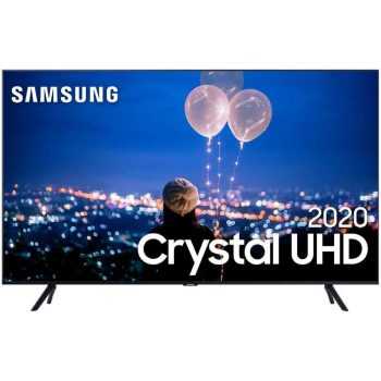 Samsung Smart TV 55" Crystal UHD 55TU8000 4K, Wi-fi, Borda Infinita, Alexa built in, Controle Único, Visual Livre de Cabos, Modo Ambiente Foto e Processador Crystal 4K