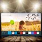 Samsung Smart Tv Led 40'' Tizen Fhd 40t5300 2020 Com Wifi Hdr Para Brilho E Contraste E Plataforma Tizen