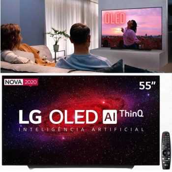 Smart TV OLED 55” 4K LG 55CX Wi-Fi Bluetooth IPS HDR 4 HDMI 3 USB - OLED55CXPSA