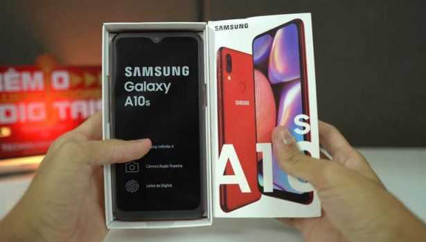 Smartphone Samsung Galaxy A10s Dual Chip Android 9.0 Tela 6.2” Octa-Core 32GB 4G Câmera 13MP+2MP - Azul