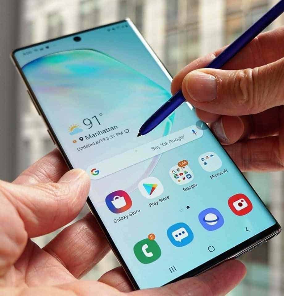 Smartphone Samsung Galaxy Note 10+ 256GB Prata 4G - 12GB RAM 6,8