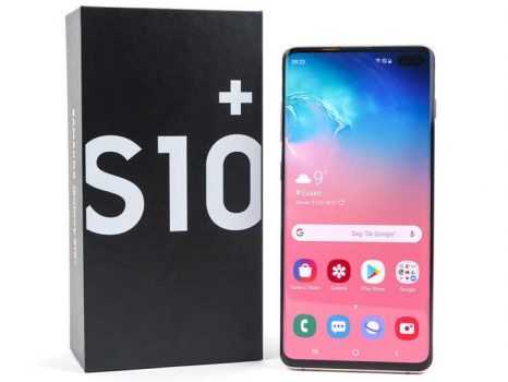 Smartphone Samsung Galaxy S10 Plus Tela 6,4" 128GB Dual Chip OctaCore Câmera Traseira Tripla Azul