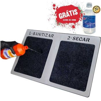 Tapete Higiênico e Sanitizante Protec Home - CINZA