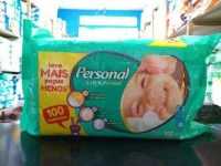 Toalhas Umedecidas Soft and Protect, Personal, 100 unidades, Branco