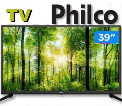 TV LED 39'' Philco PTV39G50D Resolução HD e Recepção Digital - Preto