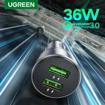Ugreen Quick Charge 3.0 36W Car Charger