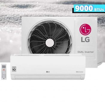 Ar-condicionado Split LG 9.000 BTUs Frio - Dual Inverter Voice S4-Q09WA51A