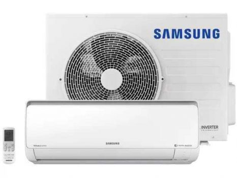 Ar-condicionado Split Samsung Inverter 17.000 BTUs - Frio AR18NVFPCWKNAZ