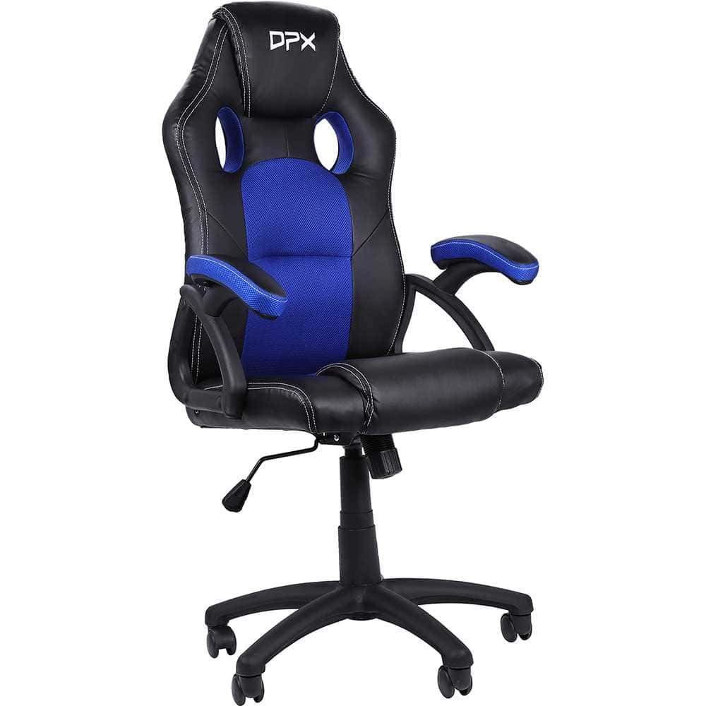 Cadeira Gamer Preta/Verde Reclinável e Giratória GT5 - DPX - Promotop