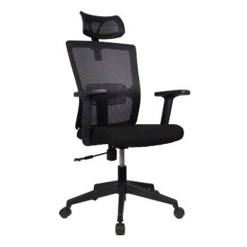 Cadeira Presidente Pelegrin PEL-2180 Tela Mesh Preta