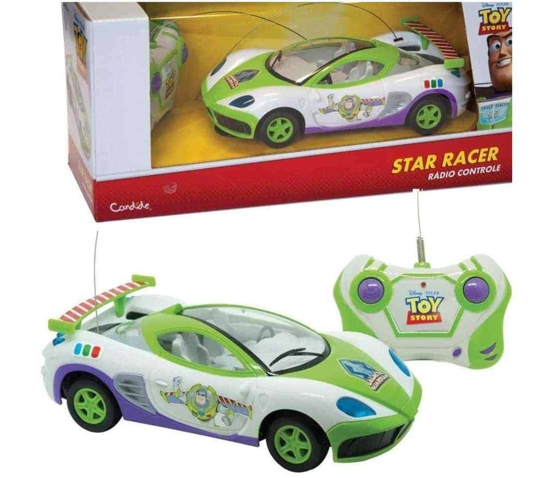 Carro Controle Remoto Toy Story 3 Funções - Candide