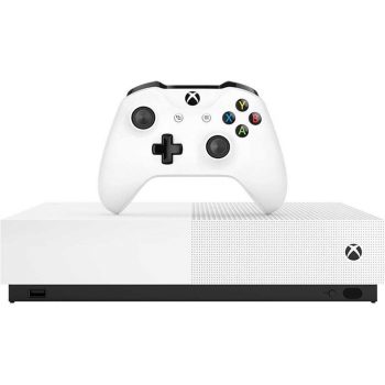 Console Microsoft Xbox One S 1TB All Digital Edition V2 - Game Minecraft + Game Sea of Thieves + Voucher Fortnite