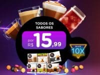 DolceGusto - Todos os sabores por R$15,99 cada até meia noite!
