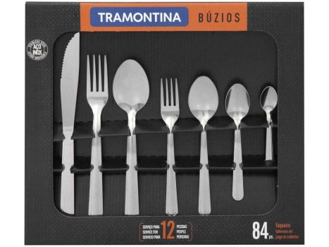 Faqueiro Tramontina Inox Búzios - 84 Peças