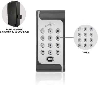 Fechadura Para Moveis 1001h Advance Milre Prata