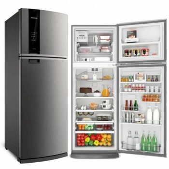 Frost Free Duplex 500 litros cor Inox com Turbo Control • 110V