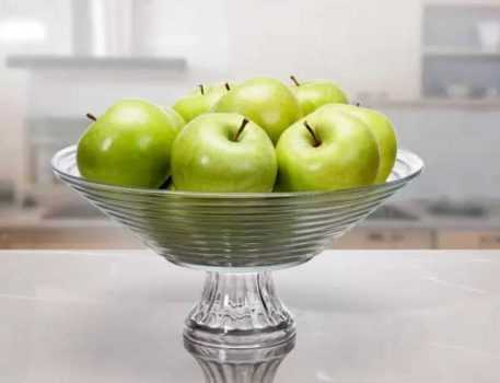 Fruteira de Mesa de Vidro Ruvolo Redonda Goumert – 10042100016