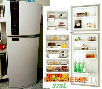 Geladeira Brastemp Frost Free Duplex 375 litros Branca com Espaço Adapt - BRM45HB