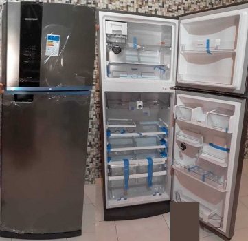 Geladeira Brastemp Frost Free Duplex 375 litros cor Inox com Espaço Adapt - BRM45HK