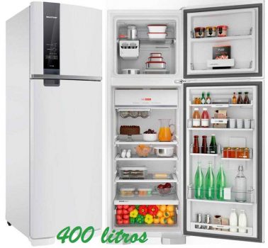 Geladeira Brastemp Frost Free Duplex 400 litros Branca com Freeze Control - Outlet - BRM54HB_OUT