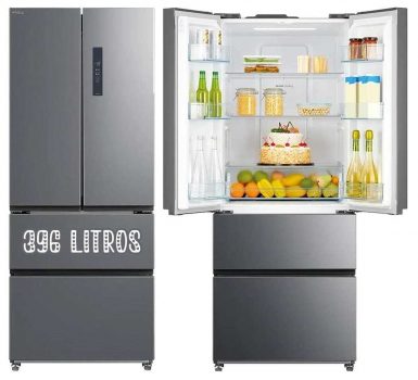 Geladeira Philco Frost Free French Door 3 Portas PRF406I 396 Litros Inox