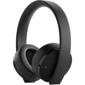Headset Sem Fio Ouro Cor Preta Ps4