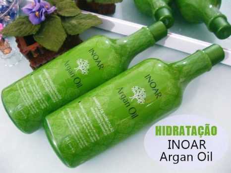 Inoar Kit Shampoo e Condicionador Argan Oil Hidratante 1L