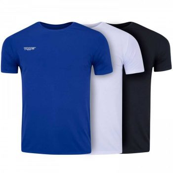 Kit 3 Camisetas Topper Fut Classic - Masculino