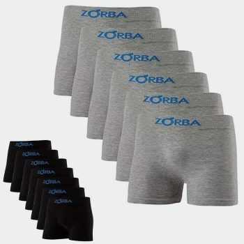 Kit 6 Cuecas Boxer, Zorba, Meninos