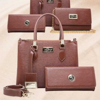 Kit Bolsa Feminina + Bolsa Pequena Balada DE Lado Com Carteira Linda