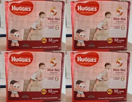 Kit Fraldas Huggies Turma da Mônica Supreme Care